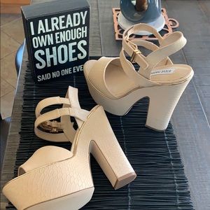 Steve Madden 6 inch heels.  Never worn!